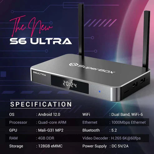 🎉🎉Super BOX S6 Ultra