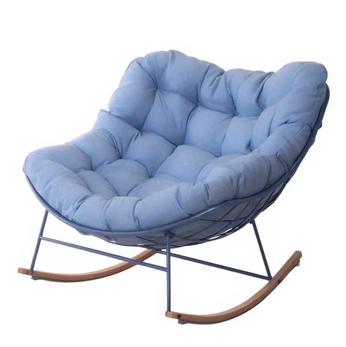 🛋️Nordic - style Soft Rocking Chair