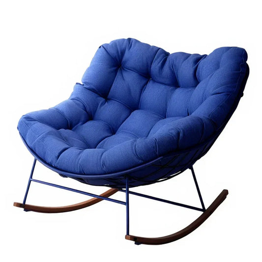 🛋️Nordic - style Soft Rocking Chair