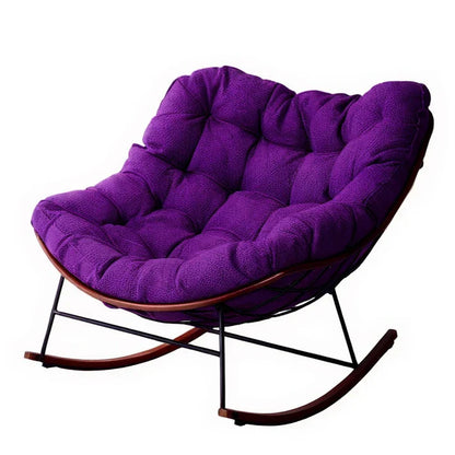 🛋️Nordic - style Soft Rocking Chair