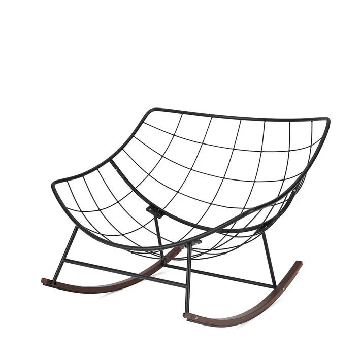 🛋️Nordic - style Soft Rocking Chair